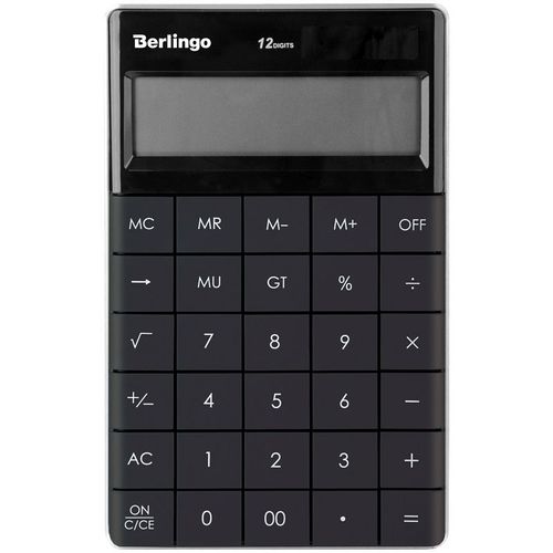 Калькулятор Berlingo Power TX, CIA_100, 12-разрядный, черный