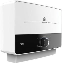 Водонагреватель Ariston Aures Multi M 12 Tr, проточный, 12кВт, белый