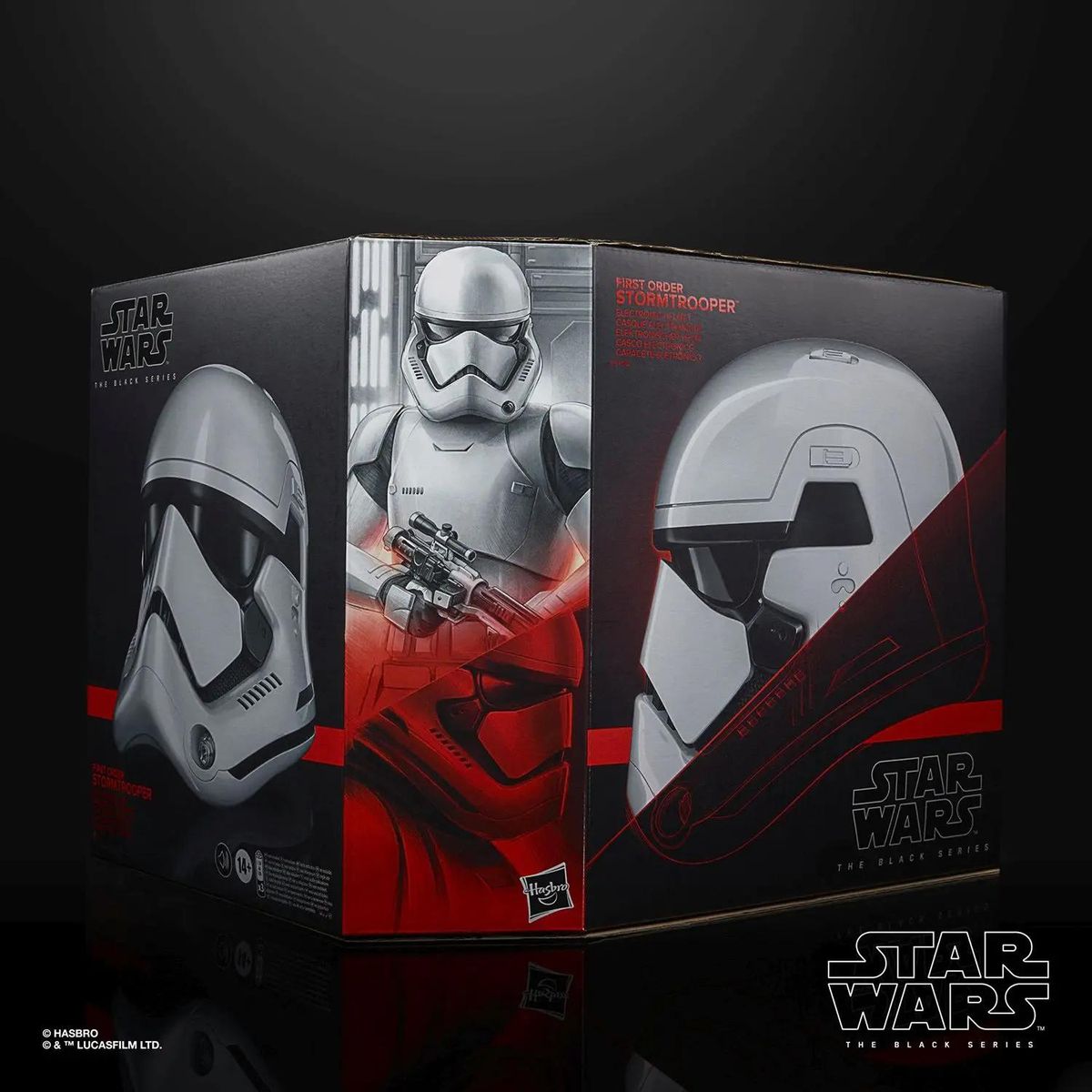 First order stormtrooper helmet black series clearance