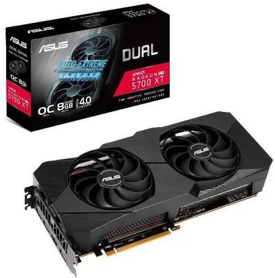 ASUS AMD Radeon RX 5700XT DUAL-RX5700XT-O8G-EVO 8ГБ GDDR6, OC, Ret