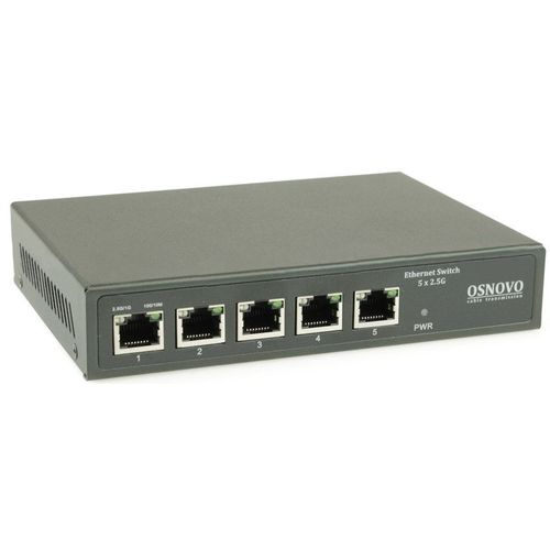 Коммутатор OSNOVO SW-5D-1, неуправляемый, 5 RJ-45, 10/100/1000/2500 Мбит/с — цена и наличие Коммутатор OSNOVO SW-5D-1, неуправляемый, 5 RJ-45, 10/100/1000/2500 Мбит/с