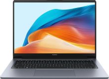 Ноутбук Huawei MateBook D 14 14", IPS, Intel Core i5 12450H, 8-ядерный, 16ГБ LPDDR4x, 512ГБ SSD,  Intel UHD Graphics, серый космос
