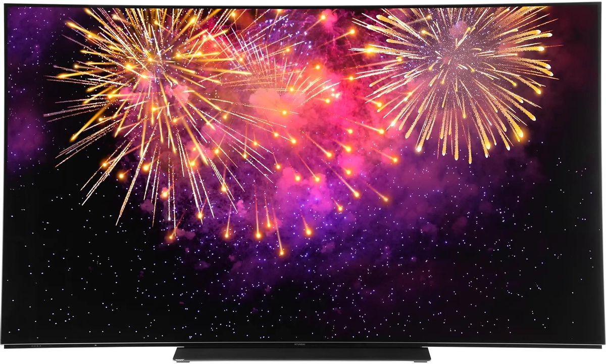65" Телевизор Hyundai H-LED65OBU7700, OLED, 4K Ultra HD, черный, СМАРТ ТВ, Android TV