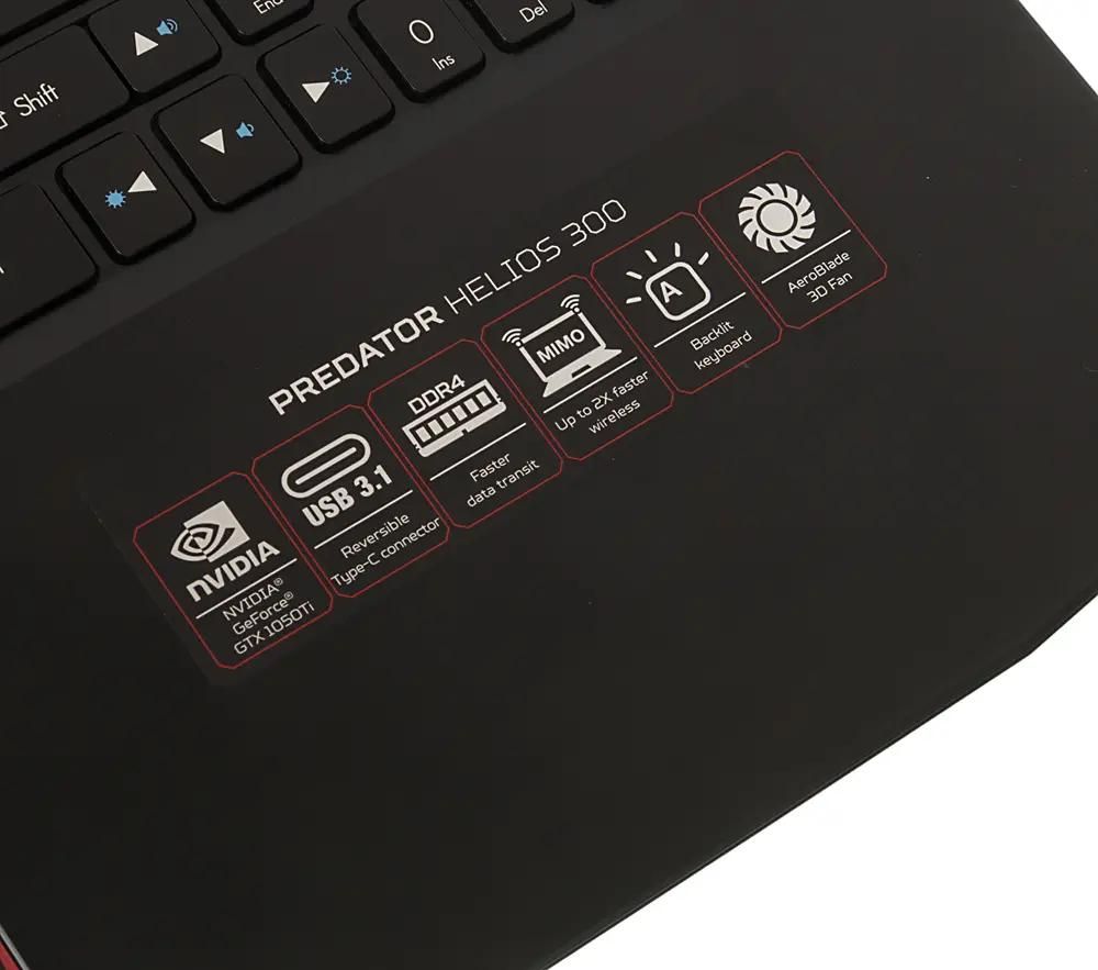Acer predator helios 300 gtx 1050 ti shop