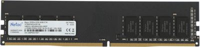 Оперативная память NETAC Basic NTBSD4P32SP-08 DDR4 -  1x 8ГБ 3200МГц, DIMM,  Ret