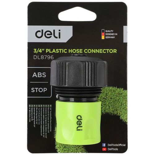 Соединитель Deli DL8796 Д.вх.3/4" зеленый