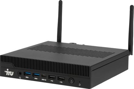 Неттоп iRU Tactio 310H6ITF Intel Core i3 14100,  DDR5 8ГБ, 256ГБ SSD, Intel UHD Graphics 730,  Windows 11 Pro,  черный [2176177]