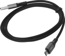 Изображение товара Кабель Hoco X86 Micro Spear,  micro USB (m) -  USB (m),  1м,  2.4A,  черный
