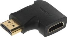 Изображение товара Переходник HDMI VENTION AIQB0 г-образный 4K позолота черный