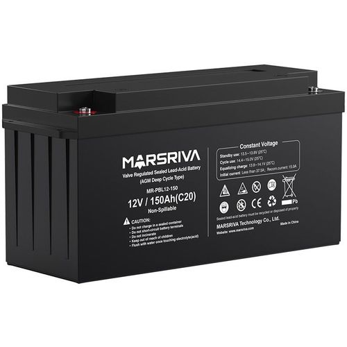Аккумуляторная батарея MARSRIVA MR-PBL12-150 для ИБП, 12В, 150Ач