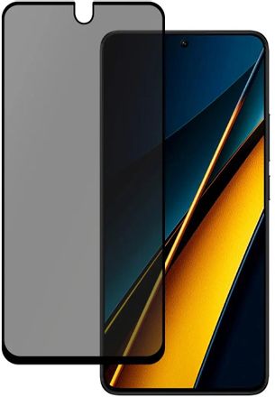 Защитное стекло для экрана PERO PGFGP-XPX6 для Xiaomi Poco X6 конфиденциальная, 1 шт, прозрачный