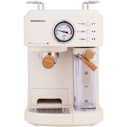 Кофеварка MAUNFELD MF-737BG PRO, эспрессо, бежевый
