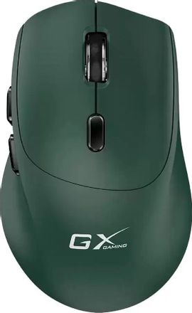 Мышь беспроводная Genius Scorpion M8100, игровая, Bluetooth/Радио, оптическая, USB, 3200dpi, зеленый [31060002401]