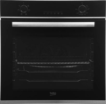 Духовой шкаф электрический Beko BBIE133002XD, 72л, дверца с 2 стеклами, черный/нержавеющая сталь