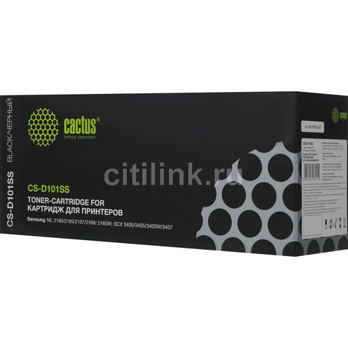 Картридж Cactus CS-D101SS, MLT-D101S, черный / CS-D101SS