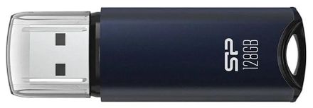 Флешка USB Silicon Power Marvel M02 128ГБ, USB3.0, синий [sp128gbuf3m02v1b]