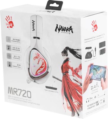 Гарнитура игровая A4TECH Bloody MR720, для компьютера и игровых ...