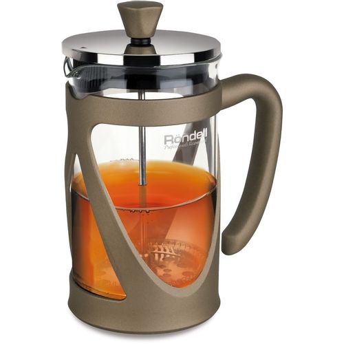 Френч-пресс Rondell Impressia Bronze RDS-1234, 0.6л, бронзовый