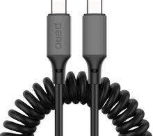Изображение товара Кабель PERO DC-16 USB Type-C - USB Type-C 1.2м в оплетке черный