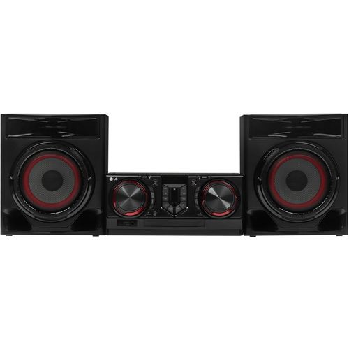 Музыкальный центр LG XBoom CJ44, 480Вт, Bluetooth, FM, USB, CD, черный