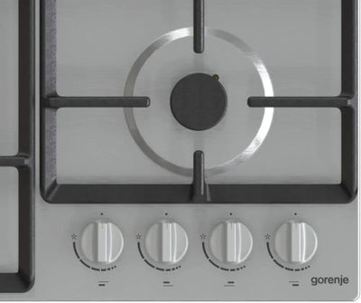 Газовая варочная панель Gorenje GW641EX, 4 конфорки, нержавеющая сталь ...
