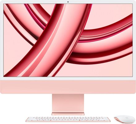 24" Моноблок Apple iMac A2873 4.5K, Apple M3 8 core, 8ГБ 512ГБ SSD,  macOS розовый [mqru3hn/a]