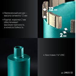 Коронка Kraftool 29825-032