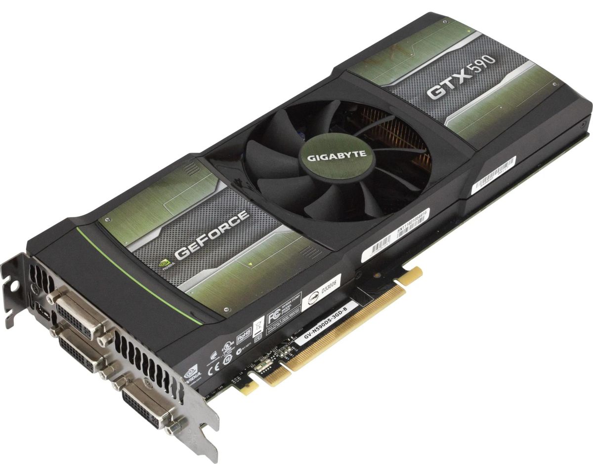 Gigabyte gtx 590 top