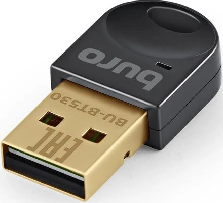 Bluetooth адаптер Buro BU-BT530 BT 5.3+EDR class 1.5, USB, 20м, черный