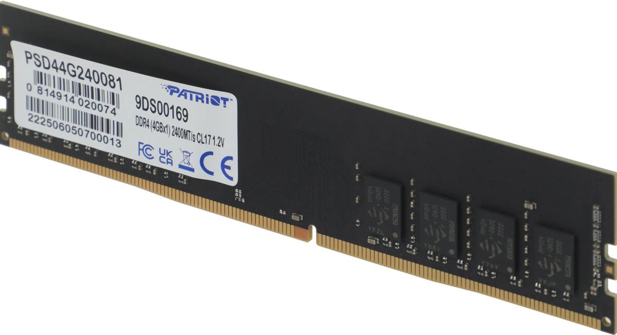 Оперативная память Patriot PSD44G240081 DDR4 - 1x 4ГБ 2400МГц