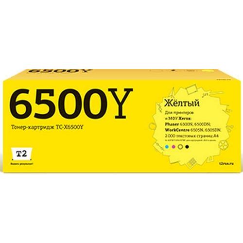 Картридж T2 TC-X6500Y, 106R01603, желтый / TC-X6500Y