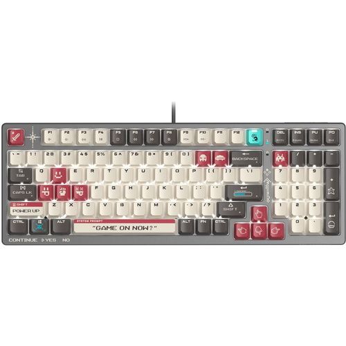 Клавиатура A4TECH Bloody S98 Pixels, проводная, USB, механическая, серый/бежевый