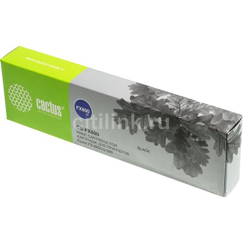 Картридж Cactus CS-FX890, черный / 12.7мм, 17м, CS-FX890