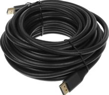 Изображение товара Кабель DisplayPort 1.4 10м позолоченные контакты черный Cactus