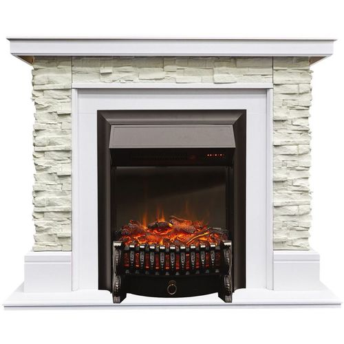 Электрокамин REALFLAME Аризона + Fobos Lux BL RC белый