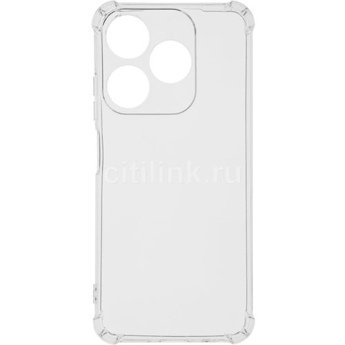 Чехол (клип-кейс) PERO CC02, для Tecno Spark 10/10C, противоударный, прозрачный [cc02-0120-tr]