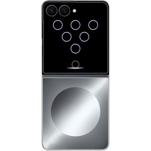 Чехол (клип-кейс) Samsung Flipsuit Case Z Flip8, для Samsung Galaxy Z Flip8, серебристый [ef-ff776cjegru]