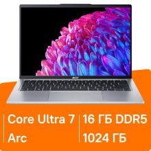 Изображение товара Ноутбук Acer Swift Go 14 SFG14-73-77U8 с процессором Intel Core Ultra 7 и 16ГБ RAM