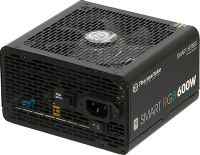 Блок питания Thermaltake Smart RGB 600,  600Вт,  120мм,  черный, retail [ps-spr-0600nhsawe-1]