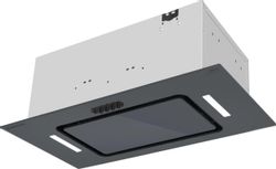 Встраиваемая вытяжка MEFERI Ultra INBOX60GR Glass, управление кнопочное, серый