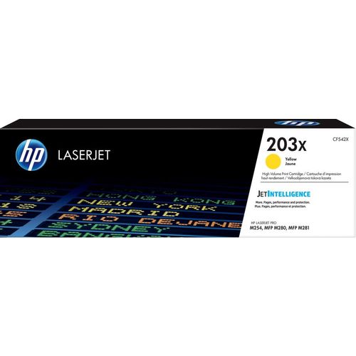 Картридж HP 203X, желтый / CF542X