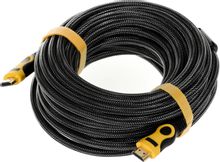 Изображение товара Кабель HDMI NingBo 10м GOLD с ферритовым фильтром ф/фильтр
