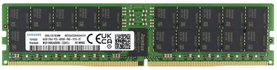 Оперативная память Samsung M321R8GA0BB0-CQKZJ DDR5 -  1x 64ГБ 4800МГц, DIMM,  ECC, OEM