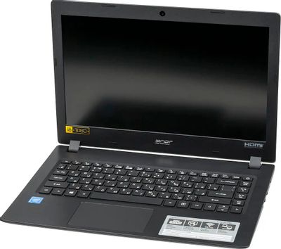 Ноутбук Acer Aspire 1 A114-32-C0JL NX.GVZER.004, 14", Intel Celeron N4000 1.1ГГц, 2-ядерный, 4ГБ DDR4, 64ГБ Flash,  Intel UHD Graphics  600, Windows 10 Home, черный