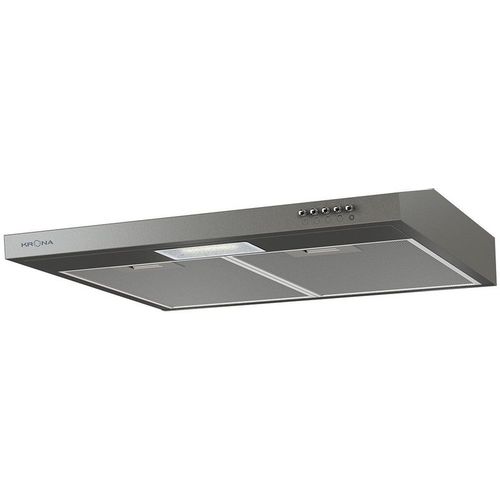 Вытяжка козырьковая Krona Jessica slim 600, управление кнопочное, металлик [00026663]