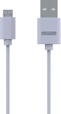 Кабель Romoss CB05,  micro USB (m) -  USB (m),  1м,  2.1A,  серый [dydc00616/cb05-101-04]