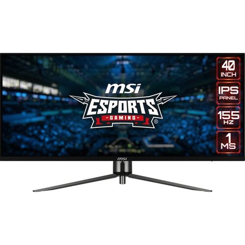 40" Монитор MSI MAG401QR, 3440x1440, IPS, 155Гц, 2хHDMI, 1хDP, черный [9s6-3ea54h-016]