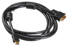 Изображение товара Кабель Buro HDMI (m) - DVI-D (m) GOLD 3м с ферритовым фильтром