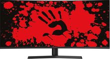 Изображение товара 34" Монитор BLOODY MN340W, 3440x1440, VA, 180Гц, 1хHDMI, 1хDP, изогнутый, черный