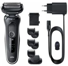 Электробритва Braun Series 5 51-W1500S,  черный и белый